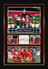 Bob Paisley - Liverpool FC -   ORIGINAL A4 Signed PHOTO PRINT MEMORABILIA
