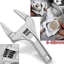 6-68mm Adjustable Wrench Opening Bathroom Spanner Shank Plumber Ultra-Thin Shift