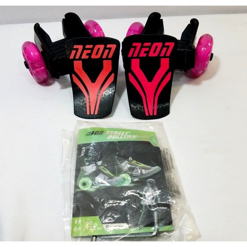 Neon street rollers pink wheel - rollers,