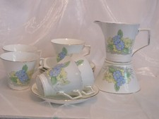 Vintage Radford's Fenton Bone China Tea Set For 4. Primroses.