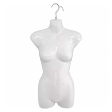 White High Quality Half/Full Hanging Mannequin Torso Body Form Display Bust