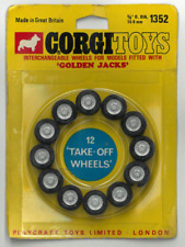 CORGI TOYS 1352 "GOLDEN JACKS" WHEELS for 276, 338 & 343 Unopened Card 15.9mm ⅝"