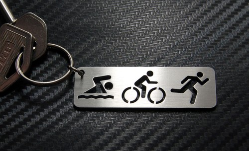 Triathlon keyring keychain key - keyring,