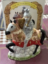 Leonardo Collection Novelty Teapot Knight and Horse Excellent Condition Boxed
