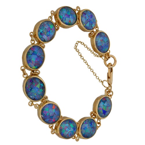 9ct gold bracelet 24g fancy - gold, 11.24g