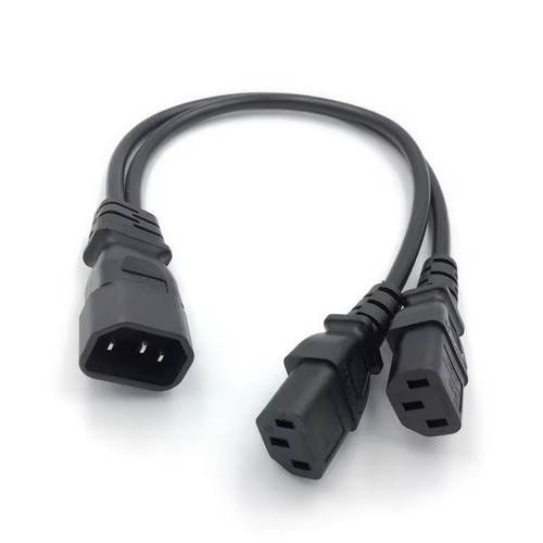 30cm iec mains splitter - iec,