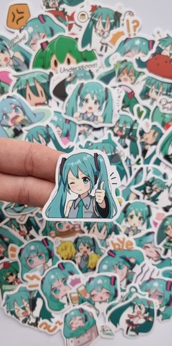 Pcs hatsune miku stickers - pcs,
