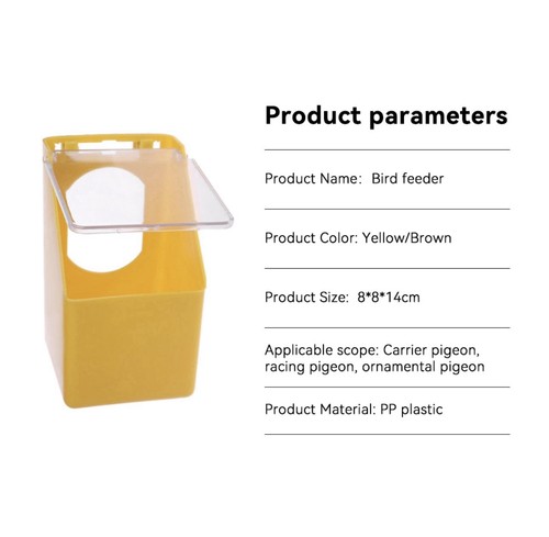 Pigeon hanging feeder - 10, pcs
