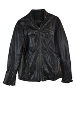 Firetrap Mens Black Leather