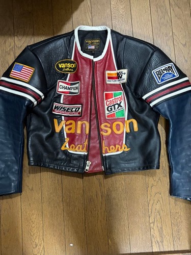 Vanson one star single - single, leather