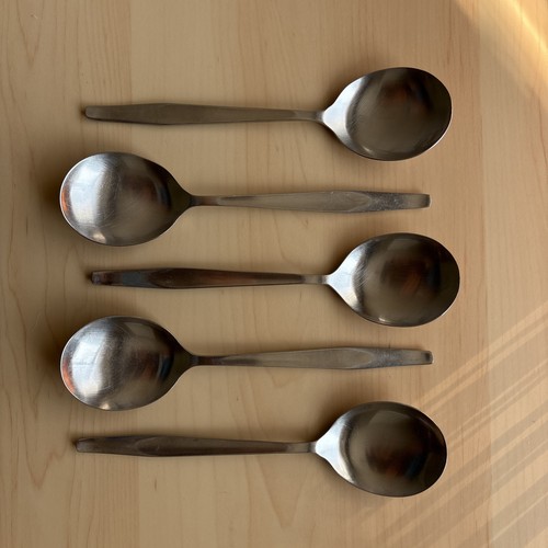 Soup spoons 18cm old - spoons,