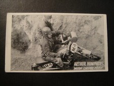 CASTROL OILS 1950s FAMOUS MOTORBIKE RIDERS ARTHUR HUMPHRIES SIDECAR TRIALS TT