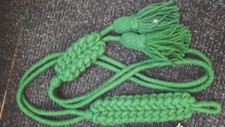Green wool military drum - green,