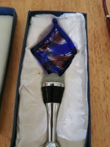 Murano glass bottle stopper - murano,