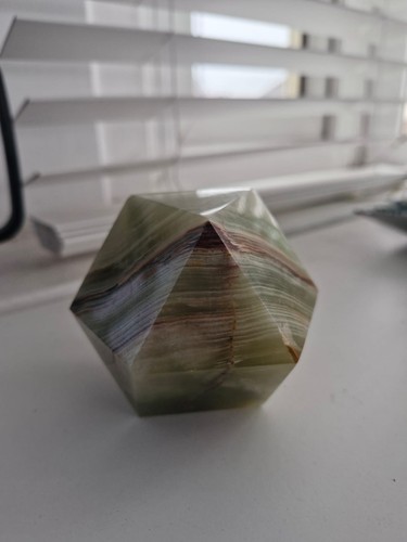 Onyx stone paperweight - stone,