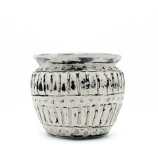Greek Clay Plant Pot  - Cream