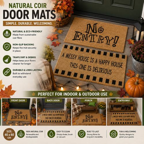 Natural coir entrance - entrance, door