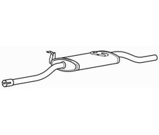 Quality Rear Exhaust Silencer