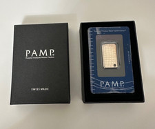 PAMP Suisse ICONS 10g Crocodile Skin Silver Pendant 999 Silver Rare Scarce