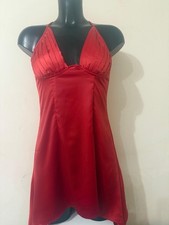 Valentine’s Red Satin Halter