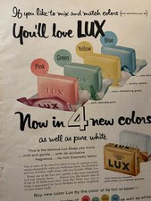 Lux Soap, Full Page Vintage