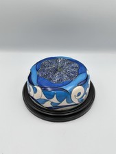 Extra Large Moorcroft Pottery Paperweight. Rare And Unusual Pattern.