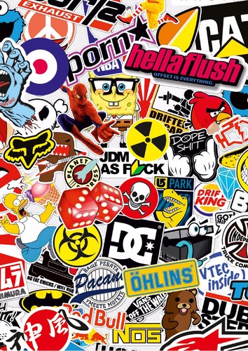 Sticker bomb sheets jd - a4,