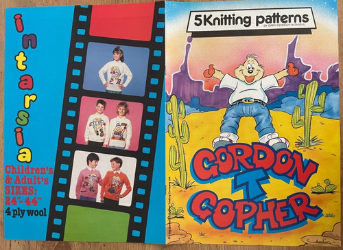 Gordon gopher knitting - t,