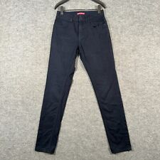 Rapha Jeans Womens 28x32 Black Washed Touring Bike City Denim Stretch Trousers