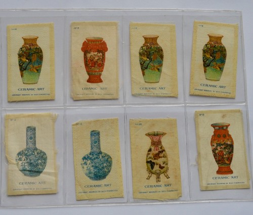 Silk cigarette cards - cigarette,