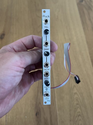 2hp pluck eurorack - pluck, module