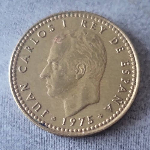 Spanish peseta coin 1975 - 1,