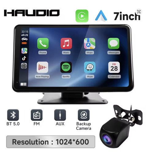 Haudio car radio inch - radio, 7