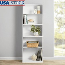 5-Shelf Adjustable Bookcase