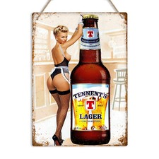 TENNENTS Pin Up Girl Vintage