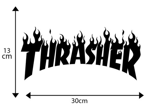 Big thrasher flame vinyl - x2,