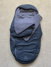 🖤QUINNY BUZZ UNIVERSAL BLACK CHARCOAL FOOTMUFF COSYTOES CARRYCOT SLEEPING BAG🖤