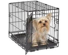 Enhanced Single Door Folding Carry iCrate Small Dog 63 cm (24 Inch) Pet Crate 