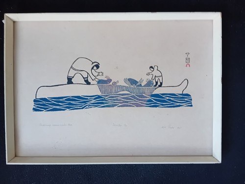 Inuit art print - inuit, pauta