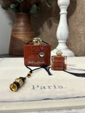 YSL Opium vintage 80 mini empty perfume+sample bottle fragrance collector decor