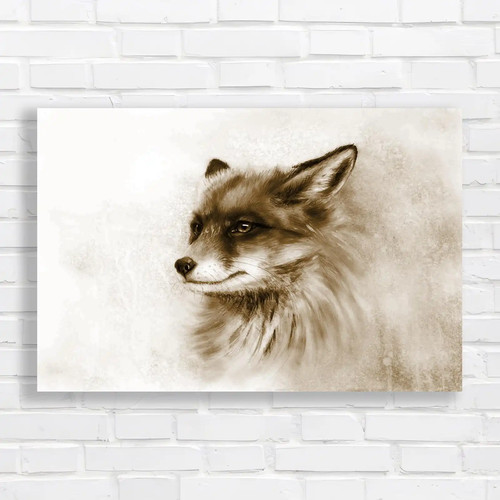 Wild fox aquarelle - wild,