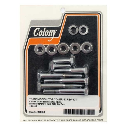 Chrome transmission top cover - top,