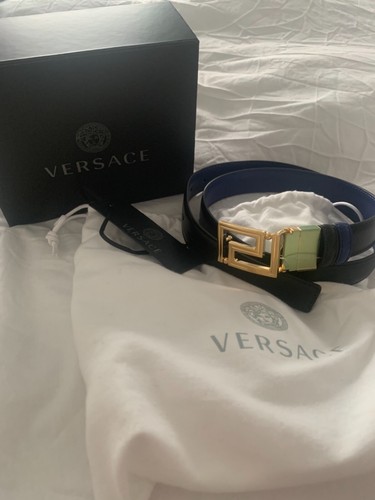 Versace reversible belt greca - reversible,