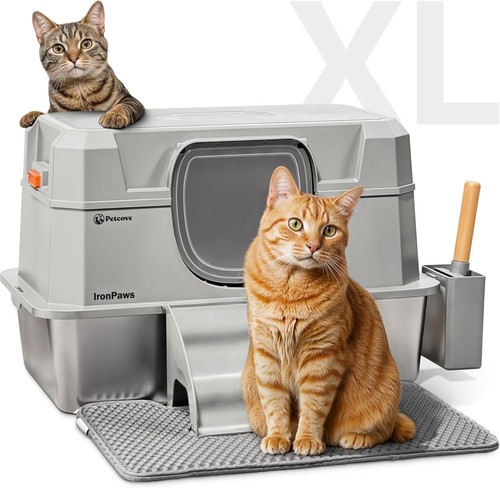 Petcove stainless steel cat - xl,