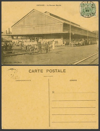 Cayenne french guiana 1922 - french, 5c