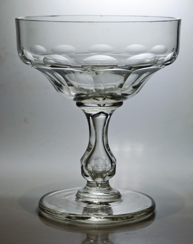 Crystal champagne coupe - champagne, c1900