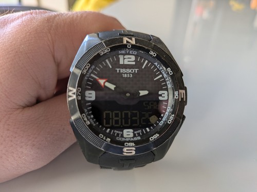 Tissot touch men black - tissot, t-touch
