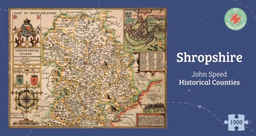 Shropshire historical 1610 - shropshire, map