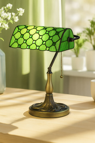 Green tiffany style table - style,