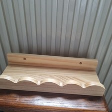 WOOD Scalloped WALL STORAGE